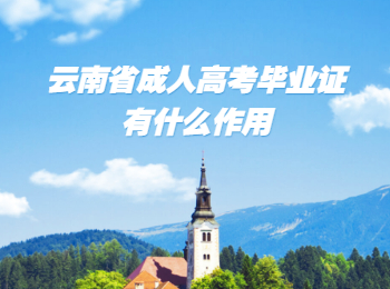 云南省成人高考畢業(yè)證