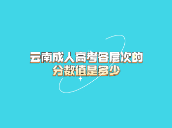 云南成人高考分數(shù)值