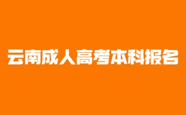 2024年云南成人高考本科報名要提供哪些材料?